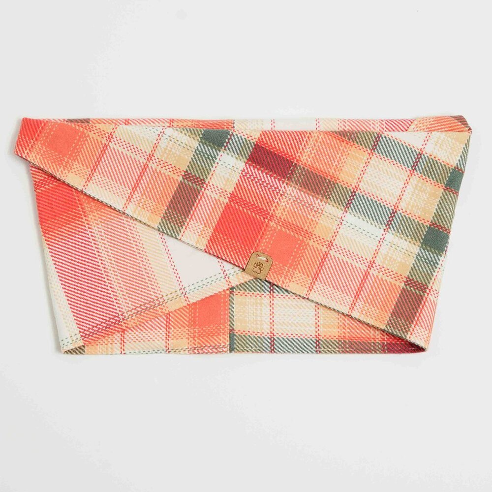 XXL Flannel Dog Bandana Infinity Scarf for Large Breeds
